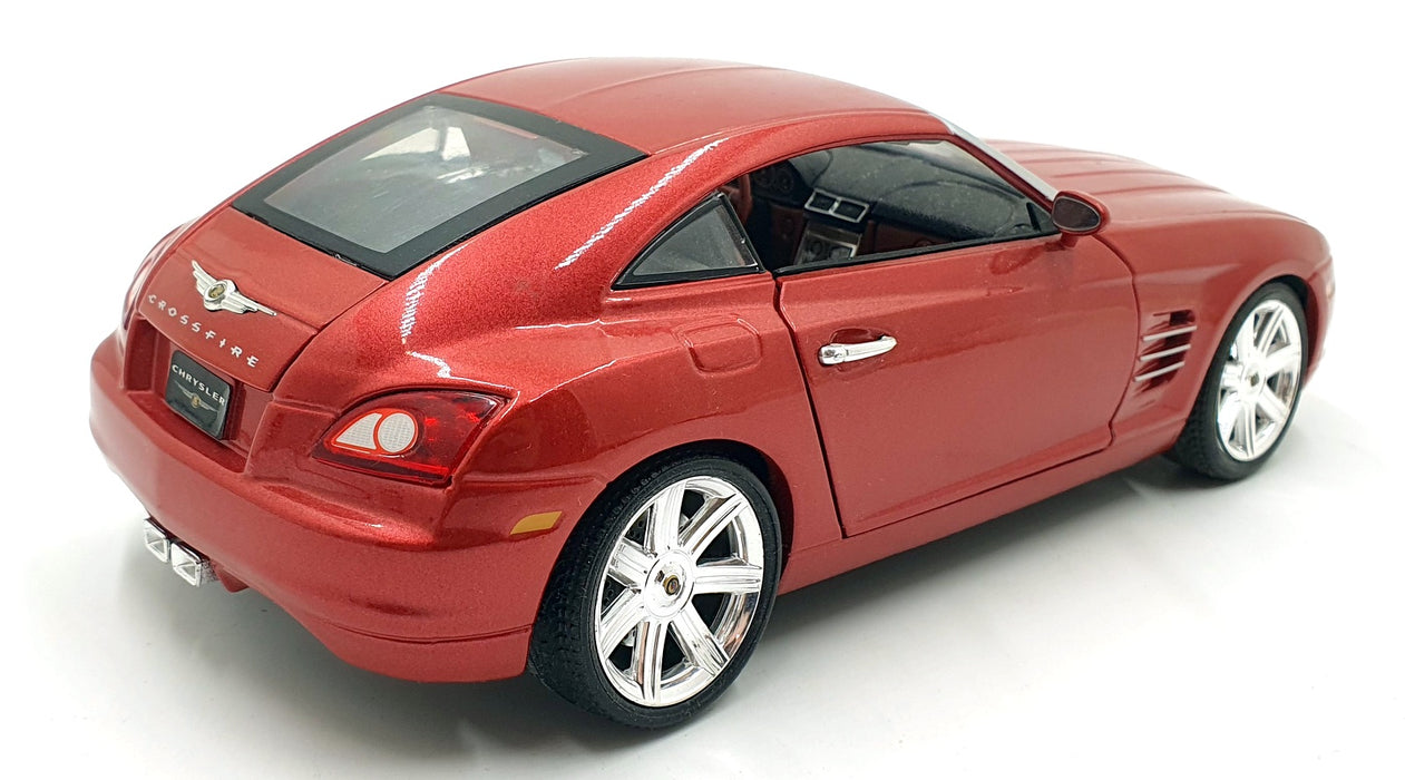 Maisto 1/18 Scale Diecast 16126X - 2003 Chrysler Crossfire - Met Red