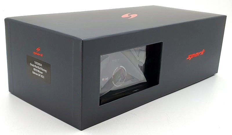 Spark 1/18 Scale 18S884 - Red Bull Racing RB19 Winner Bahrain 2023 Verstappen #1