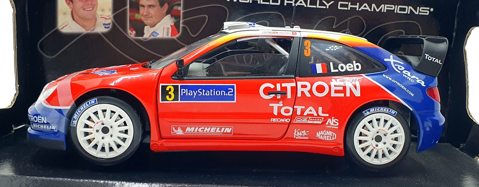 Solido 1/18 Scale Diecast 9054 - Citroen Xsara T.D.Corse 2004 S.Loeb #3