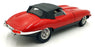 Polistil 1/16 Scale Diecast 22426C - Jaguar XK E-Type Cabriolet - Red/Black