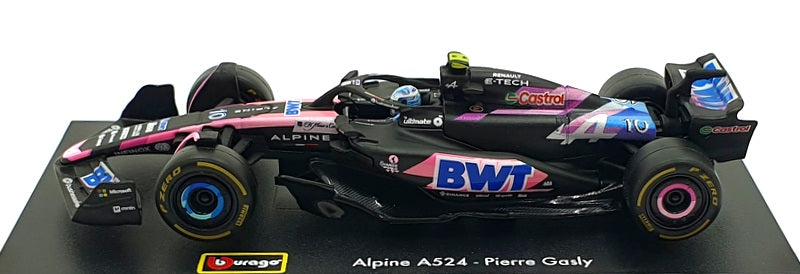 Burago 1/43 Scale 18-38220 - Alpine F1 Team A524 #10 - Pierre Gasly