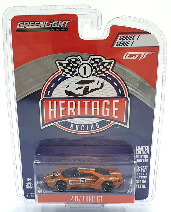Greenlight 1/64 Scale 13200-F - 2017 Ford GT #3 - Orange