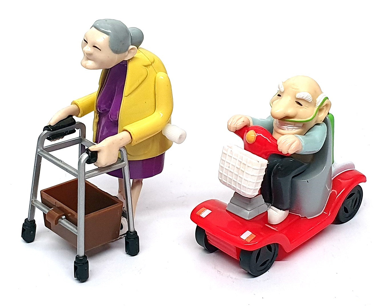 Bluw Gifts 35520 - Wind Up Granny & Pull Back Grandad Racing Set