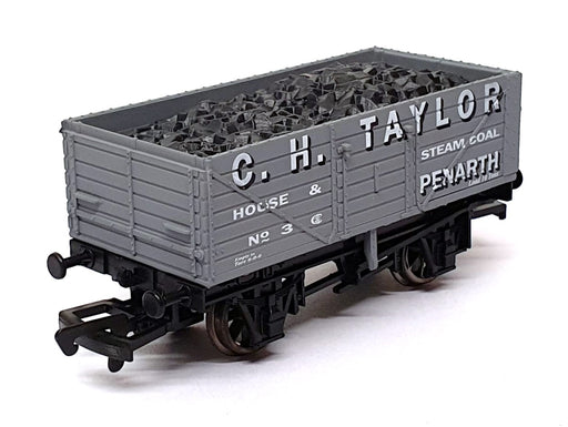 Dapol OO Gauge (1/76) B529 - 7 Plank Wagon C. H. Taylor Penarth - Grey
