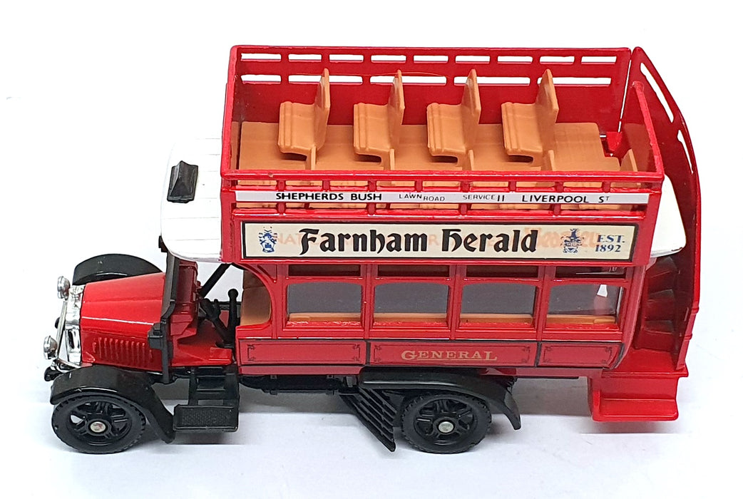 Corgi Appx 15cm Long C858 - Thornycroft Bus Farnham Herald REWORKED