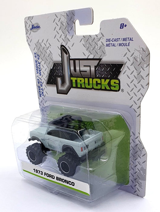 Jada Just Trucks 1/64 Scale 14020 - 1973 Ford Bronco - Grey/Black
