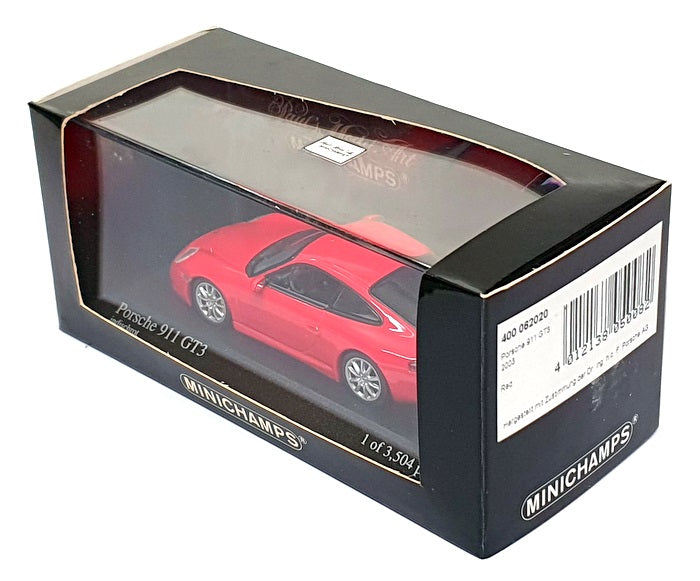 Minichamps 1/43 Scale 400 062020 - 2003 Porsche 911 GT3 - Red