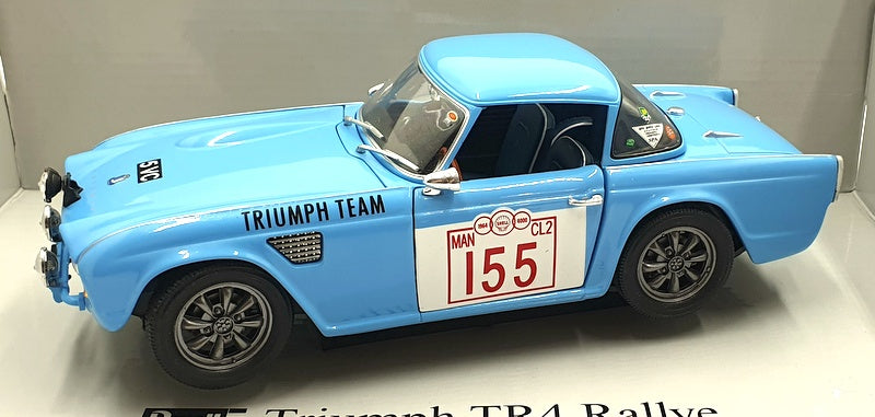 Revell 1/18 Scale Diecast 08873 - Triumph TR4 Rallye #155 - Light blue