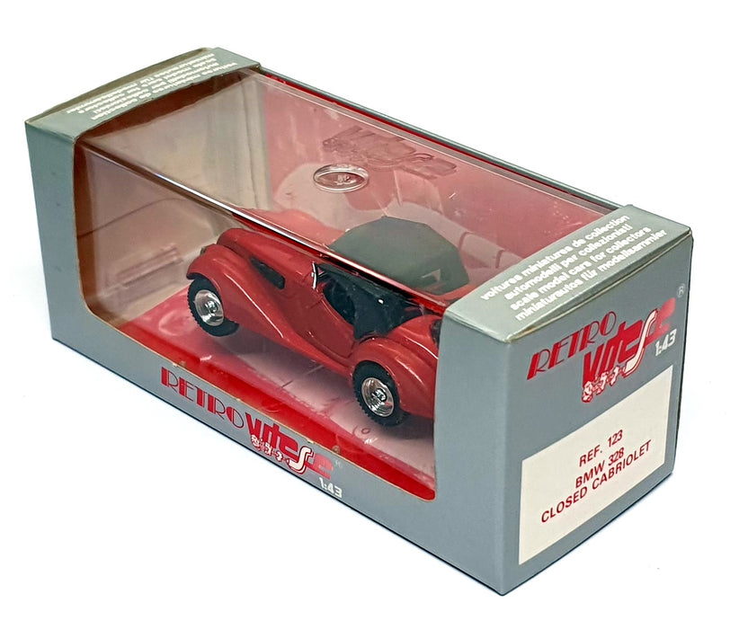 Vitesse 1/43 Scale Diecast 123 - BMW 328 Closed Cabriolet - Red