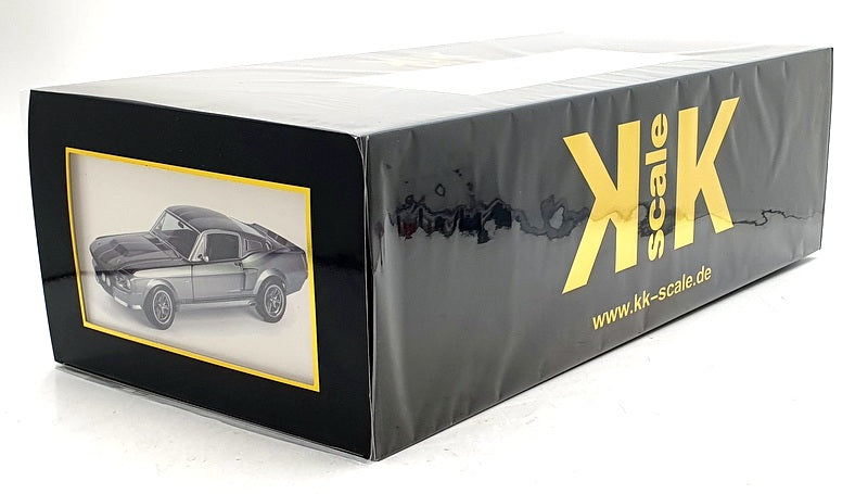 KK Scale 1/12 Scale KKDC120171 - 1967 Ford Mustang Shelby GT500 - Black/Silver