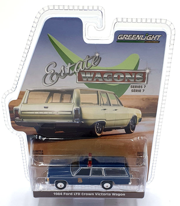 Greenlight 1/64 Scale 36040-F - 1984 Ford Ltd Crown Victoria Wagon Police Car