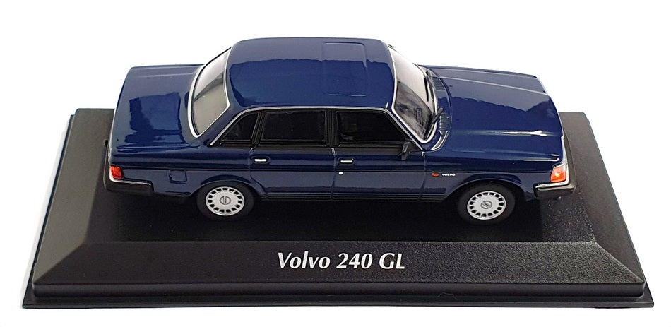 Maxichamps 1/43 Scale 940 171405 - 1986 Volvo 240GL - Dk Blue