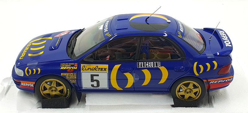 Kyosho 1/18 Scale Diecast 08962B - Subaru Impreza 1995 Monte-Carlo #5 C.Sainz
