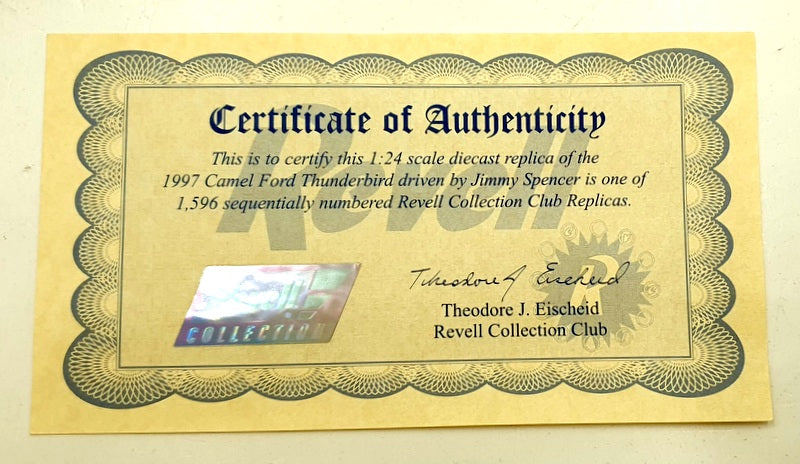 Revell 1/24 Scale 6539 - 1997 Ford Thunderbird Camel #23 - Spencer