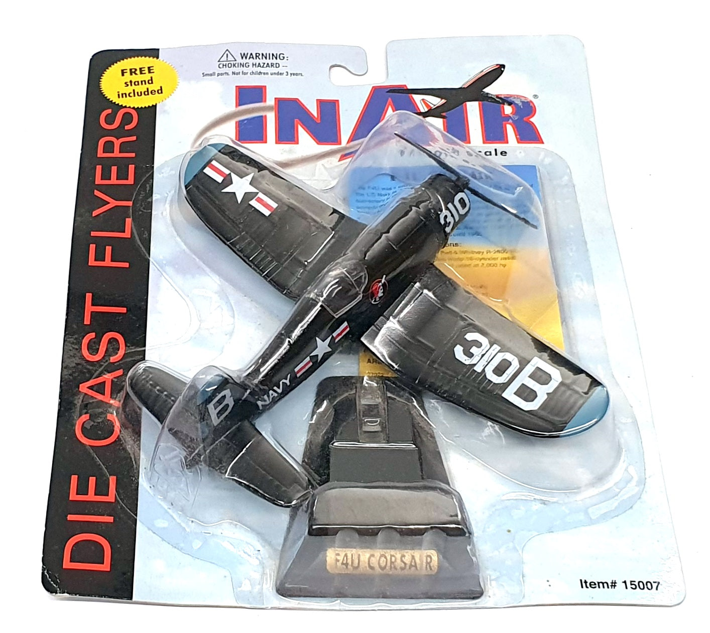 In Air 1/100 Scale 15007 - F4U Corsair Aircraft US Navy 310B - Dk. Blue
