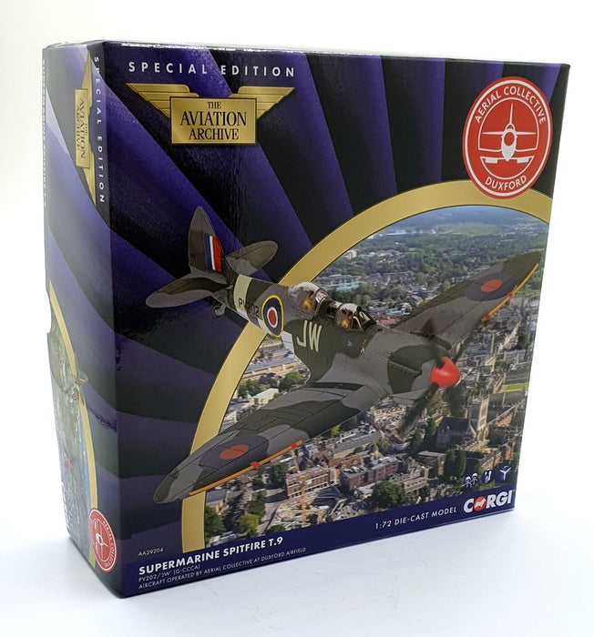 Corgi 1/72 Scale AA29204 - Supermarine Spitfire T.9 PV202/'JW' (G-CCCA)