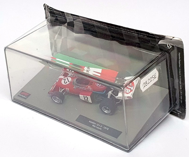 Altaya 1/43 Scale 28225E - F1 March 721 X 1972 Niki Lauda