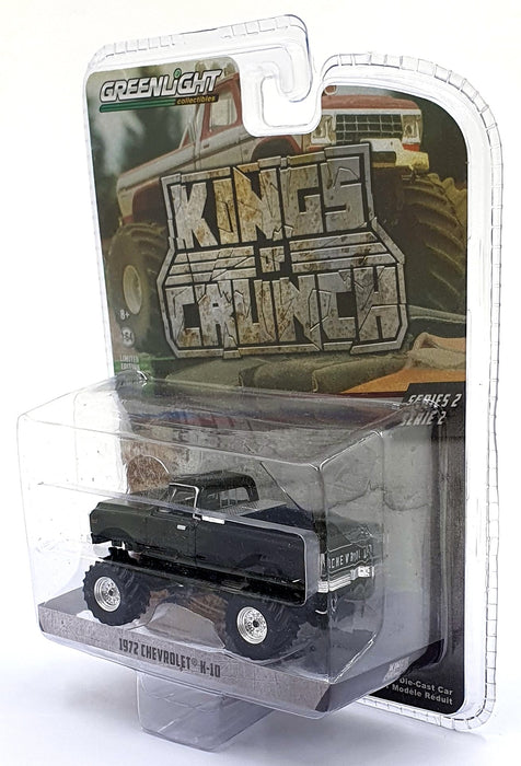 Greenlight 1/64 Scale 49020-F - 1972 Chevrolet K-10 - Black