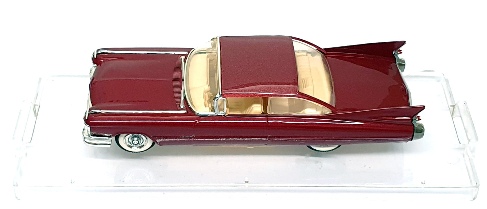 Vitesse 1/43 Scale 383 - 1959 Cadillac Type 62 2Dr. Sedan - Burgundy