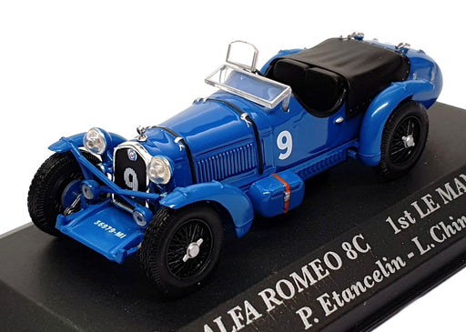 Altaya 1/43 Scale AR1934 - Alfa Romeo 8C 1st #9 Le Mans 1934 - Blue