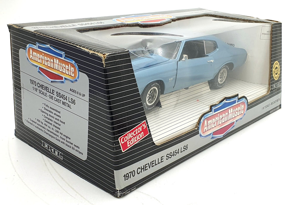 Ertl 1/18 Scale Diecast 7808 - 1970 Chevrolet Chevelle SS454 LS6 - Blue