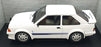 Model Car Group 1/18 Scale Diecast MCG18419 - 1985 Ford Escort RS Turbo - White
