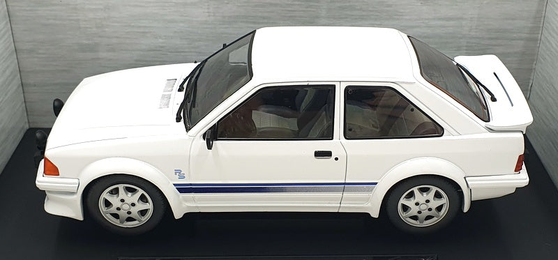 Model Car Group 1/18 Scale Diecast MCG18419 - 1985 Ford Escort RS Turbo - White