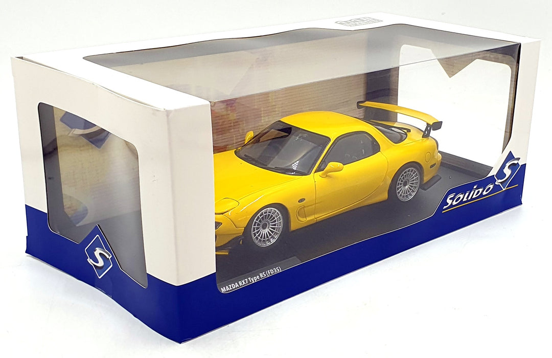 Solido 1/18 Scale Diecast S1810603 - 1994 Mazda RX7 FD RS Yellow Street Fighter