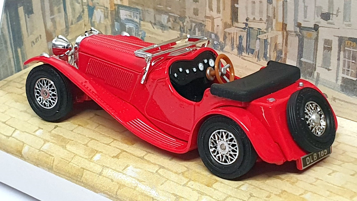 Matchbox Appx 10cm Long Diecast Y1-G - Jaguar SS100 - Red