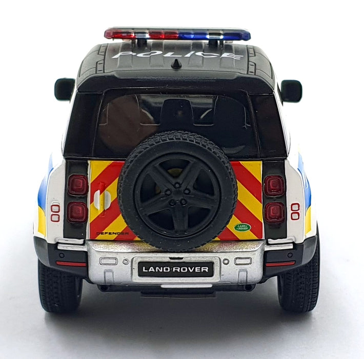 Kinsmart 1/36 Scale Pull Back & Go TY2341 - Land Rover Defender 90 - Police