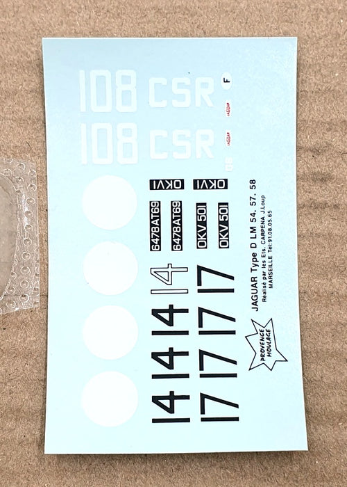 Provence Moulage 1/43 Scale Kit K538 - Jaguar D de Record 1960