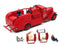 Unknown Brand 16cm Long White Metal FE213 - Citroen ? Fire Truck - Red