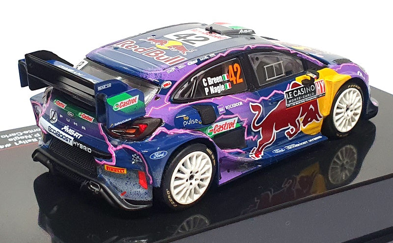 Ixo 1/43 Scale RAM829.22 - Ford Puma Rally 1 #42 Monte Carlo 2022