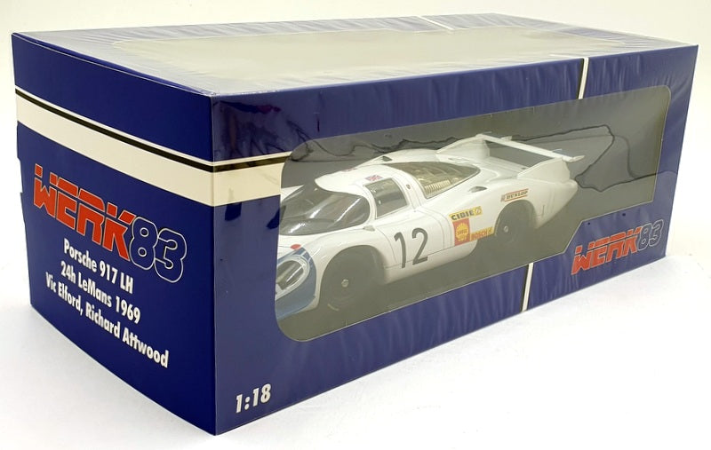 Werk83 1/18 Scale W18019002 - Porsche 917 LH 24h LM 69 Elford/Attwood #12