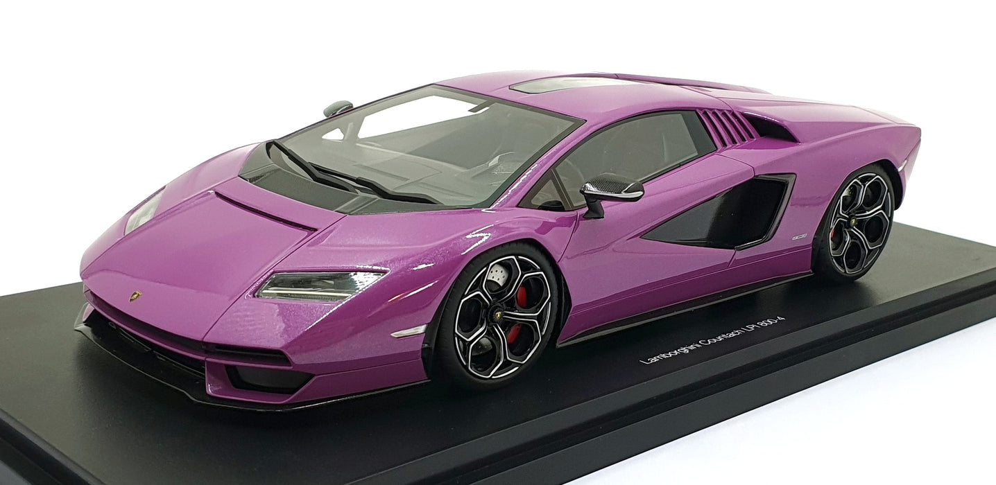 Top Speed 1/18 Scale Resin TS0624 - Lamborghini Countach LPI 800-4 - Purple