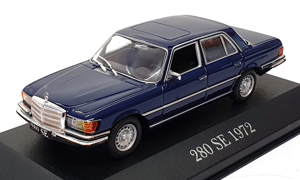 Altaya 1/43 Scale Diecast AT4321 - 1972 Mercedes Benz 280 SE - Blue