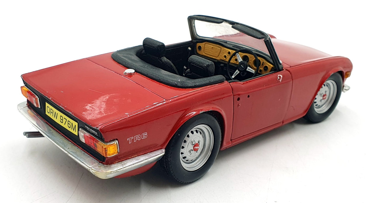 Ertl 1/18 Scale Diecast 22426U - 1974 Triumph TR6 - Red