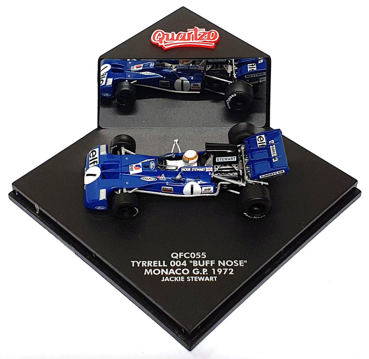 Quartzo 1/43 Scale QFC055 F1 Tyrrell 004 Buff Nose 1st Monaco GP 1972 J. Stewart