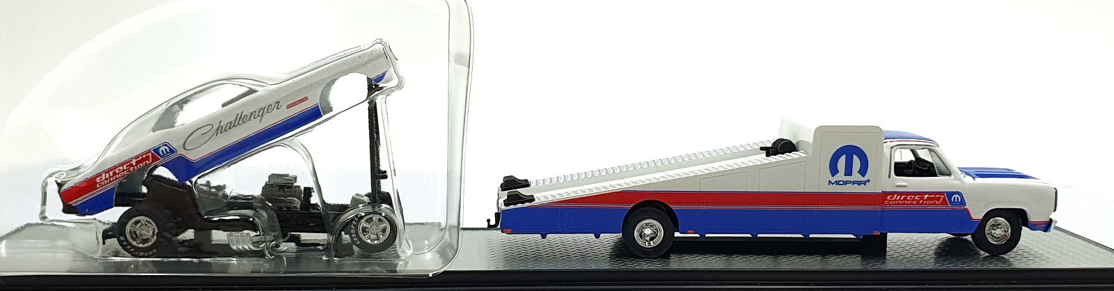 Castline M2 Machines 1/64 Scale R70 '74 Dodge Truck & '71 Challenger Funny Car