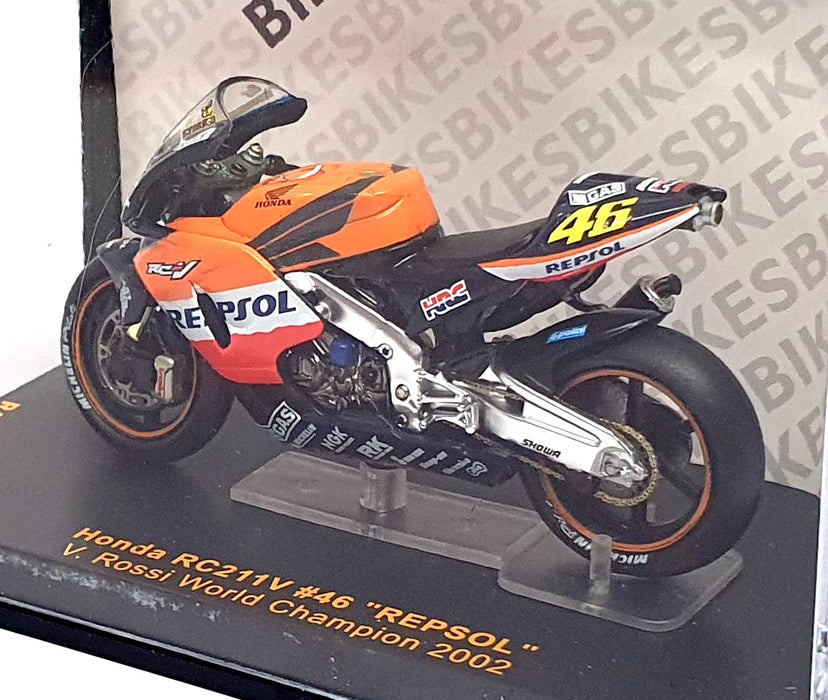 Ixo 1/24 Scale RAB026 - Honda RC211V Repsol #46 Rossi World Champion 2002