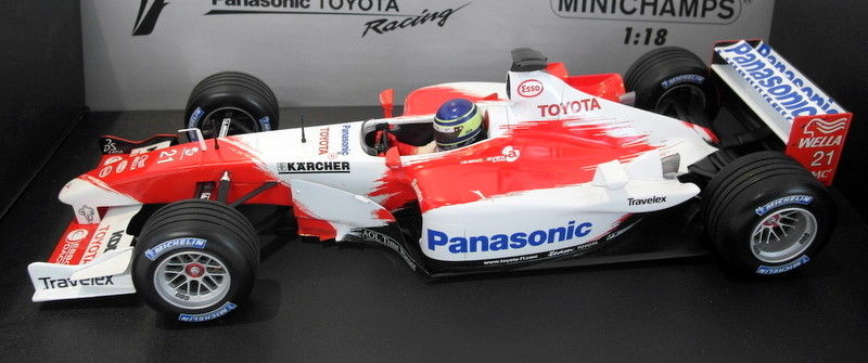 Minichamps 1/18 Scale Diecast 100 030021 Panasonic Toyota Racing TF 103 Matta