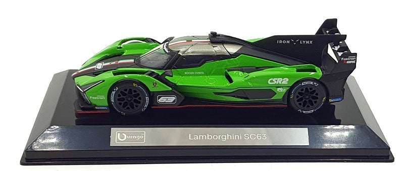 Burago 1/43 Scale 18-38315 - Lamborghini SC63 Le Mans - Green