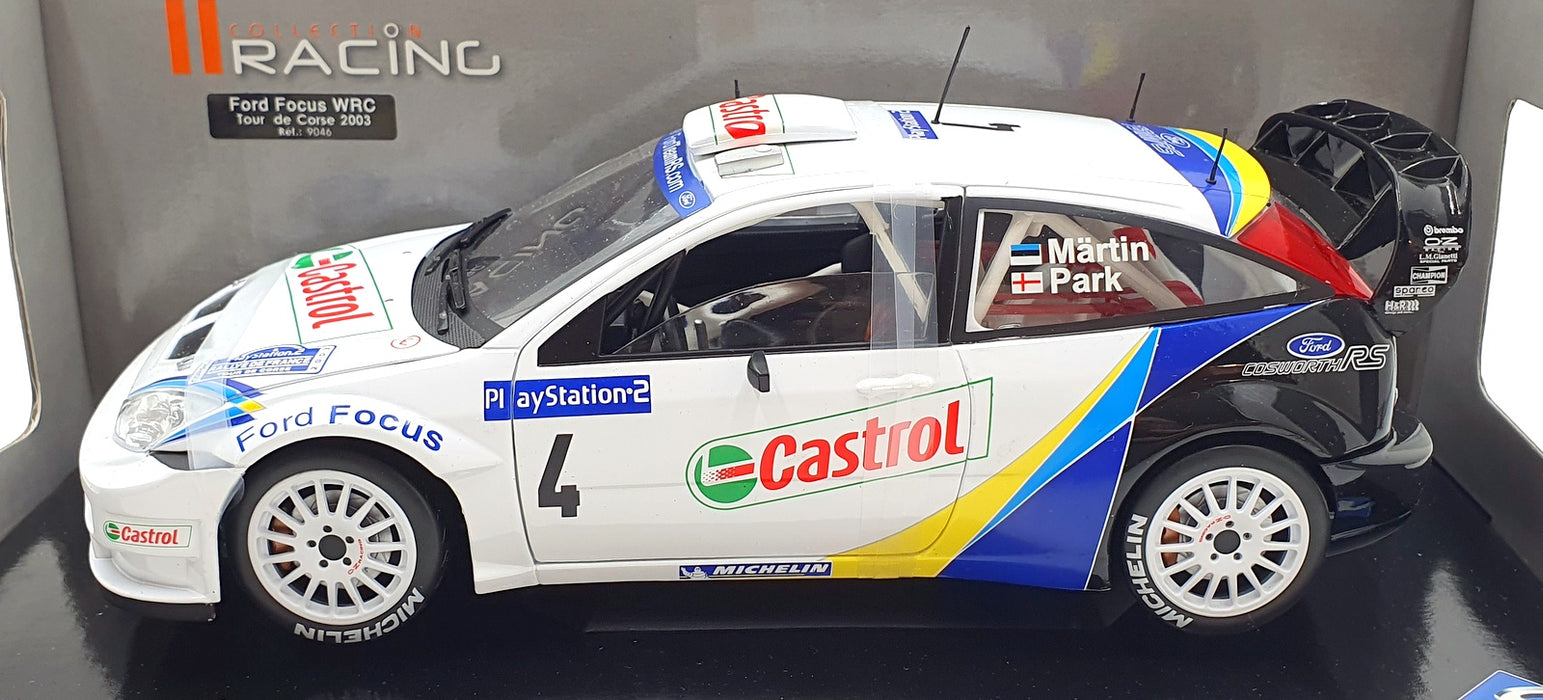 Solido 1/18 Scale 9046 - Ford Focus WRC Tour De Corse 2003 #4 Rally Martin/Park
