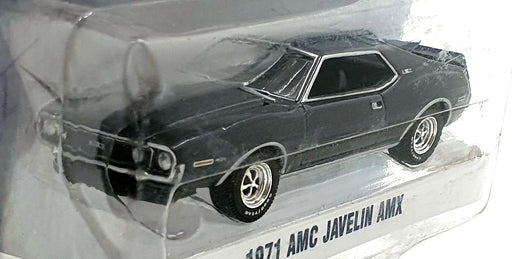 Greenlight 1/64 Scale 13310-A - 1971 AMC Javelin AMX - Dark Silver
