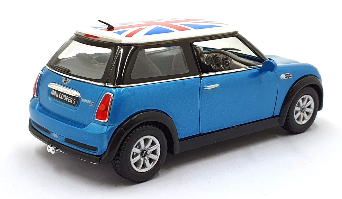 Kinsmart 1/28 Scale Pull Back & Go TY1245 - Mini Cooper S - Blue