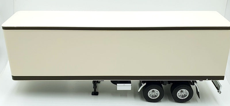 KK Scale Road Kings 1/18 Scale RK180163 - Semi Automatic Truck Trailer White