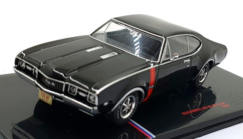 Ixo 1/43 Scale U43RDC006 - 1970 Oldsmoble 442 W-30 Coupe - Black