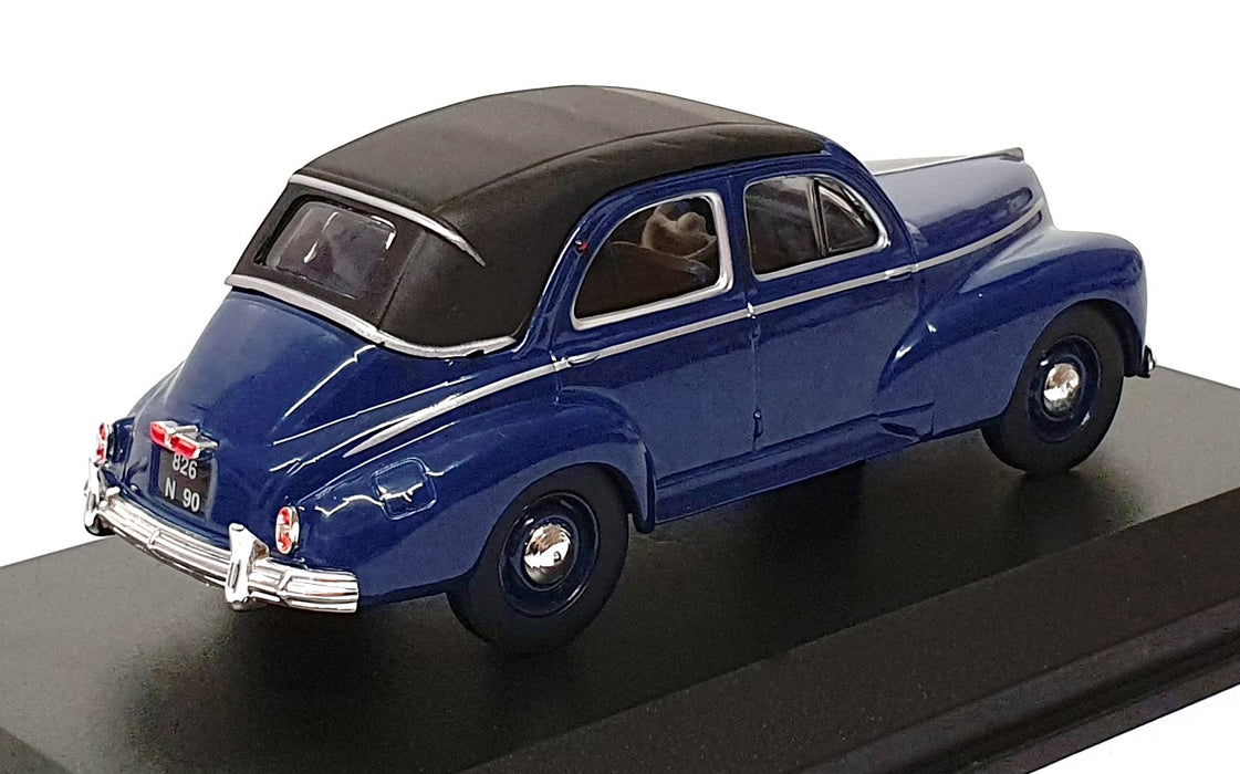 Norev 1/43 Scale Diecast 471014 - 1953 Peugeot 203 Decouvrable - Blue
