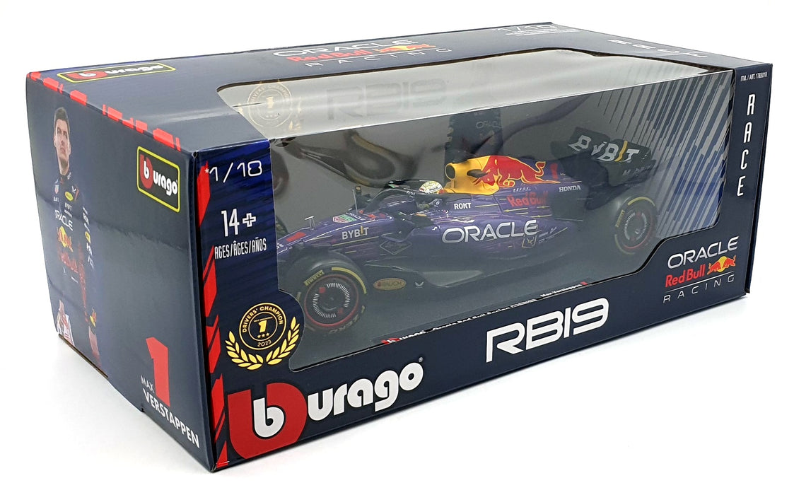 Burago 1/18 Scale 1785010 - Oracle Red Bull RB19 Las Vegas GP 2003 Verstappen #1