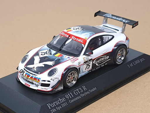 Minichamps 1/43 Scale 400 118957 - Porsche 911 GTR #75 24H Spa 2011